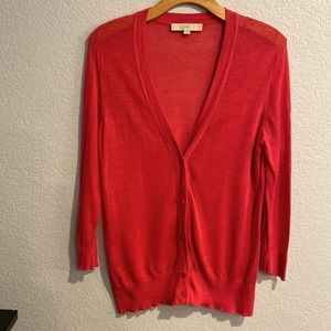 Hot Pink Cardigan - Loft